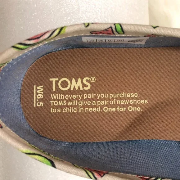 ✨HOST PICK✨ Toms Watermelon Flats - Size 6.5 - Picture 8 of 10